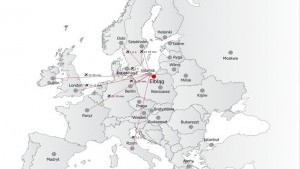 Elbląg - położenie na mapie Europy
